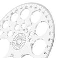 thumbnail image 4 of Miangastore 8Pcs Geometry Protractor 360 Degree Protractor Reusable Protractor Tool Clear Protractor, 4 of 9
