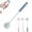 Blue, variant on 12.4" Silicone Bottle Brush, 3-in-1 Ergonomic Long Handled Cleaning Cup Brush,Water Bottle Cleaner,Deep Cleaning for Baby Bottles,Glassware, Narrow Neck Containers