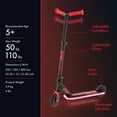 Neon Viper LED Scooter with LED Light Up Deck for Kids Age 5+ Red