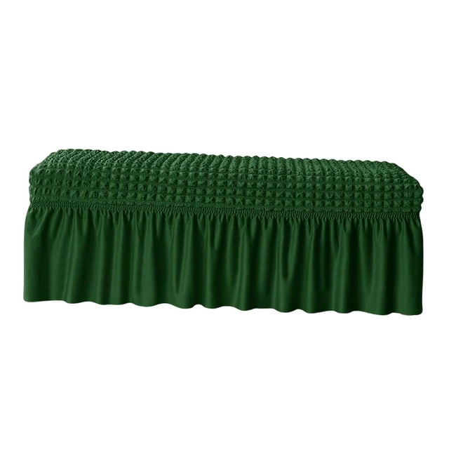 Abbracc Housse de Protection pour Banc de Salle à Manger Amovible Lavable Vert