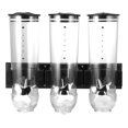 thumbnail image 1 of Wall-Mounted Cereal Double Dry Food Storage Container Food Storage Tank Oatmeal Machine Food Storage Tank Grain Dispenser Oatmeal Barrel Kitchen, 1 of 8