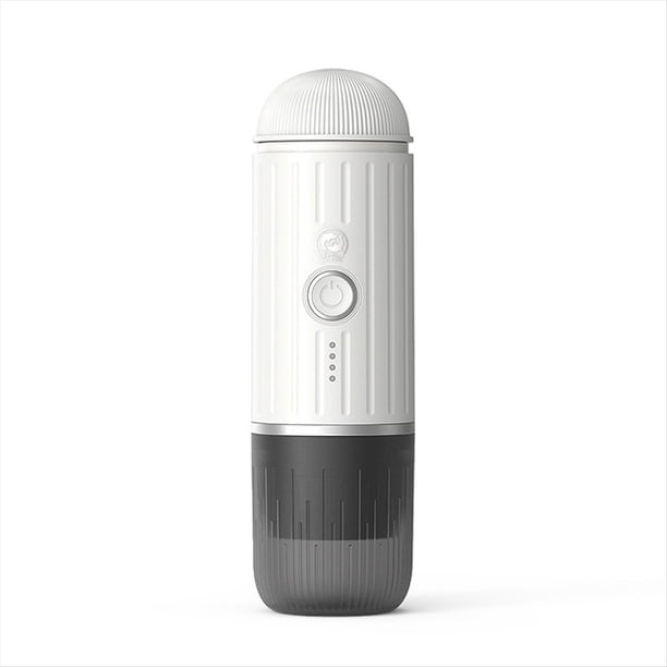 Mini Cafetera de Cápsulas 2 en 1, Portátil, Compatible con USB, con Cápsulas y Café Molido, Intensidad Ajustable