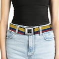 thumbnail image 5 of Buckle-Down Belt, Seatbelt Buckle Belt, Colombia Flag Distressed, 34 to 52 Inches, 5 of 9