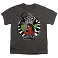 thumbnail image 2 of Beetlejuice Lydia With Worms Kids T Shirt (Large) for Youth Toddler Boys and Girls, Charcoal, 2 of 5