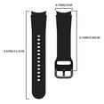 thumbnail image 3 of Watch 4 44mm Soft Sport Strap Replacement Band | 20mm Width | Silicone Adjustable Breathable | Aluminum Buckle | Multiple Colors | Compatible with Watch 4, 3 of 7