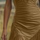 thumbnail image 4 of TaTaai Ladies Spring Summer Retro Faux Suede V-Neck Sleeveless Fringe Tassel Dress Casual Fashion Soft Comfortable Daily Dress Gift, 4 of 7