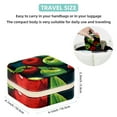 thumbnail image 5 of Apple Travel Portable Square Jewelry Stand with Box, Display, and Bracelet Holder - Ideal for Rings, Earrings, Necklaces, and More - Suitable for Girls and Women, 5 of 6
