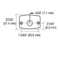 thumbnail image 4 of CRL 0911SCKA Satin Chrome Keyed Alike Sliding Door Lock, 4 of 6