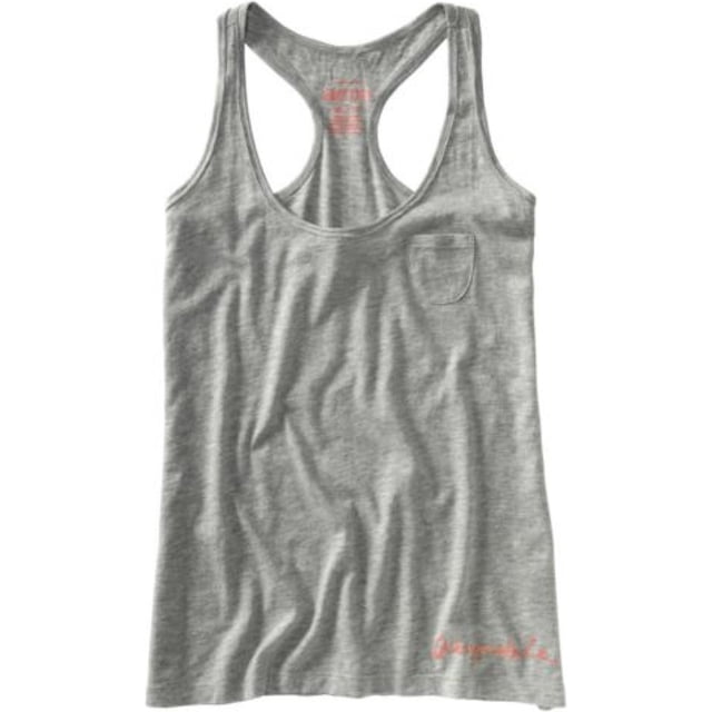 Aeropostale Solid Racerback Cami Tank Top para mujer, gris, mediano
