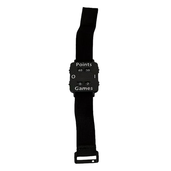 Sports Handheld Tennis Score Counter Wristband for Sports Games with Compact Tally Watch and Clicker Band Portable Manual Scoring Device for Sports Enthusiasts and Training