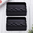 thumbnail image 3 of SHISUYAN 2Pcs Box Loose Change Storage Coin Case Money Bank Holder (Black), 3 of 8