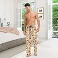 thumbnail image 7 of Men's Sleep Pants Lightweight Pjs Sleepwear Comfortable Lounge Pants Bottom Pants with Pocket Autumn and Thanksgiving, 7 of 7