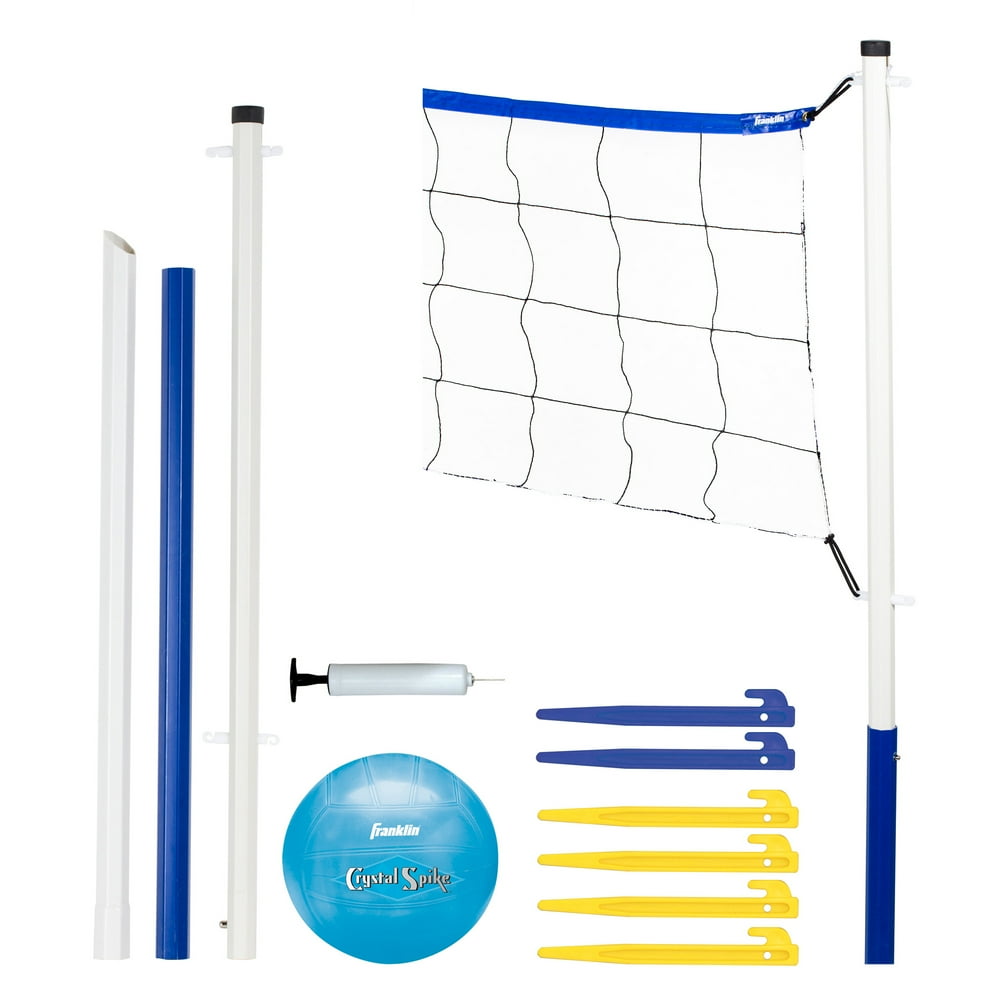Franklin Sports Beach & Backyard Recreational Volleyball Set Walmart