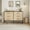 Natural Oak + Black, variant on 6-Drawer Dresser - 52" Wide MDF & PB Board Chest with R-Shaped Legs, Spacious Wood Grain Storage Cabinet for Bedroom, Living Room, Entryway, Freestanding Organizer