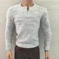 thumbnail image 2 of Camiseta De Manga Larga 3x1/6 Para Cuerpo De Figura De Acción Masculina De 12'' Gris Sunnimix Ropa de figura de acción, 2 of 8