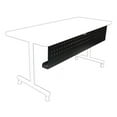 thumbnail image 5 of Lorell, Rectangular Training Table Modesty Panel, 1 Each, Black, 5 of 5