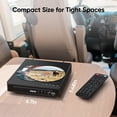 thumbnail image 3 of Mini DVD Player for TV, Small Size for Use in an RV/Trailer, CD Player for Home Stereo System, Included HDMI and RCA Cable, Supported Television/Laptop/Projector, 3 of 5