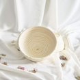 thumbnail image 4 of Cesta redonda fermentada de ratán, bola de pan de país, cesta a prueba de pruebas, panadero, #39, s, cesta de pan con cubierta de tela, 1 pieza, 25x8cm,11 Afortunado Sencillez, 4 of 5