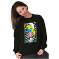 thumbnail image 4 of Urban Streetwear Smurfette Drip Women Crewneck Sweatshirt Brisco Brands S, 4 of 5