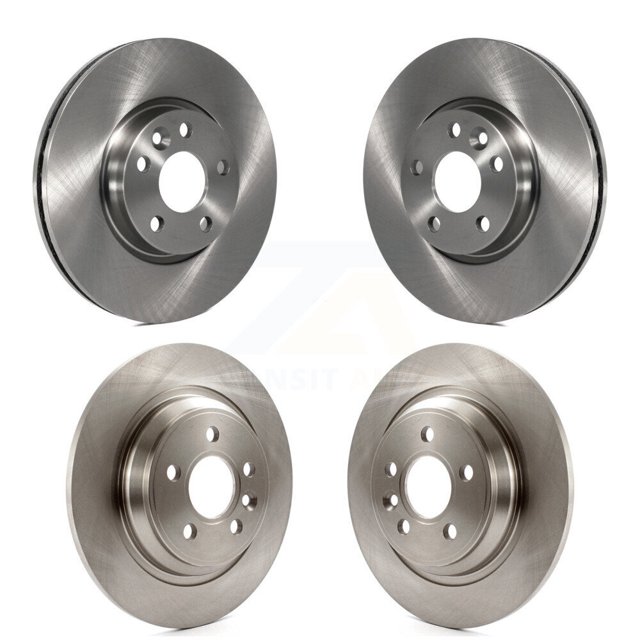 CMX Front Rear Disc Brake Rotors Kit for Car Volvo S60 V70 with 300mm Diameter Rotor K8-101559