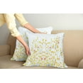 thumbnail image 2 of Ambesonne Flower Throw Pillow Cover 2 Pack, Daffodil Bloom Spring, 18", Yellow Orange Pale Blue, 2 of 5