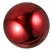 PAMINGONO Outdoor Gazing Ball Stainless Steel Red Garden Ornament 1Pack