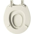 thumbnail image 2 of MAYFAIR 888SLOW 006 NextStep2 Toilet Seat with Built-In Potty Training Seat, Slow-Close, Removable that will Never Loosen, ROUND, Bone, 2 of 7