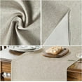 thumbnail image 4 of Mode Light Brown Table Runner, Seasonal Fall Washable Kitchen Dining Table Decoration for Home Party Decor 13x72 Inch, 4 of 8