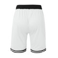 thumbnail image 4 of Caqnni Men's Athletic Shorts Mesh Workout Gym Activewear Basketball Shorts With Pockets Sports Gym Basketball Casual Shorts Summer Beach Shorts (5XL,White), 4 of 6