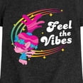 thumbnail image 3 of Trolls - Feel The Vibes Poppy - Toddler & Youth Girls Short Sleeve Graphic T-Shirt, 3 of 5