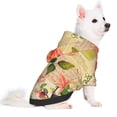 thumbnail image 2 of Fotbe Vintage Bird Sudadera con Estampado para Perros Pequeños – Suéter con Capucha para Mascotas, Tela Suave de Forro Polar con Bolsillo-Large, 2 of 7
