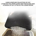 thumbnail image 5 of Lksixu Cat Litter Mat, Extra Large Litter Box Mat, Honeycomb Double Layer Kitty Litter Trapping Mat, Urine Proof & Waterproof, Easy Clean, Machine Washable, Non-Slip, Scatter Control (11.7×11.7 inch), 5 of 7