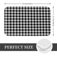 thumbnail image 2 of Front Door Mat Classic Plaid Bedroom Entryway Rug Non-Slip Washable Indoor Carpet Doormat Decorative Low Profile Area Rug for Home Living Room Bedroom Laundry Floor Decor, 24 x 16 Inch, 2 of 7