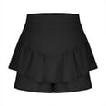 thumbnail image 7 of Summer Saving Clearance 2025! Xixinqiwan Women Summer Shorts Casual Beach Comfy Smocked Elastic High Waist Pull On Flowy Short with Pockets, 7 of 7