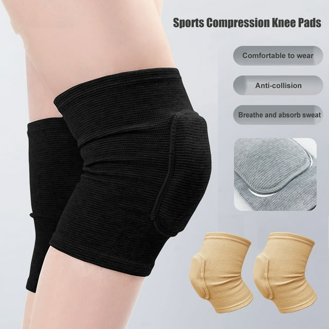stanreset Sports Knee Pad Running Fitness Gym Protective Basketball Kneepad Sleeve Support Soft Protection Brace Protector Skin Color