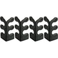 thumbnail image 6 of 4 PC Baseboard Skiffers, Skiffers Corner Protectors, Vintage Decorative Metal Corner Protectors for Furniture Wall, Floor Stair Corner Dust Guards, Retro Right Angle Bracket Box Edge (Black, 2 Set), 6 of 16