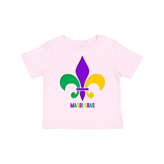 Inktastic Mardi Gras Fleur De Lis Girls Toddler T-Shirt