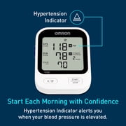 OMRON 5 Series Upper Arm Blood Pressure Monitor and Arm Cuff for Home Use