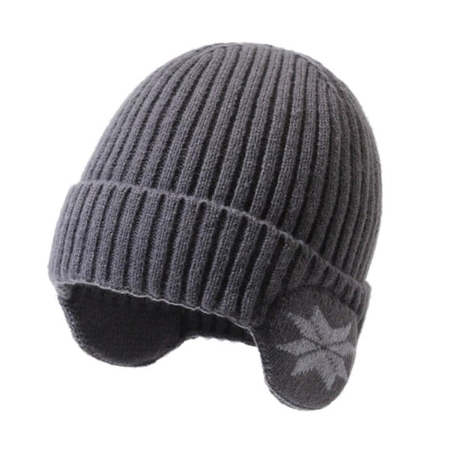 Gorro de invierno cálido de felpa de punto Benines para exteriores, resistente al frío, con protección auditiva L1W1
