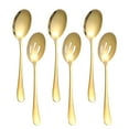 thumbnail image 1 of Xingzhi Stainless Steel Serving Spoons Set Any Occasion Versatile Safe To Suitable For All Occasions Gold, 1 of 6