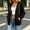 Black, variant on Woemens Zip Front Hoodies, Casual Long Sleeve Drawstring Lightweight Fall Jackets with Pockets Black Size M