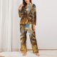 thumbnail image 2 of Balery Farm Corgi German Shepherd Conjunto de Pijama con Estampado para Mujer, Conjunto de Dos Piezas con Manga Larga, Ropa de Dormir Suave con Bolsillos, Pijamas Cómodos-Medium, 2 of 7