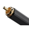 thumbnail image 2 of Monoprice Digital Coaxial Audio/Video Cable - 12 Feet - Black | RCA Subwoofer CL2 Rated, RG-6/U 75-ohm - Onix Series, 2 of 5