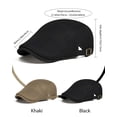 thumbnail image 2 of Minzimin Men's Flat Caps Mesh,2 Pcs Adjustable Breathable Newsboy Beret Ivy Irish  Cabbie Hat for Outdoor Activities, 2 of 8