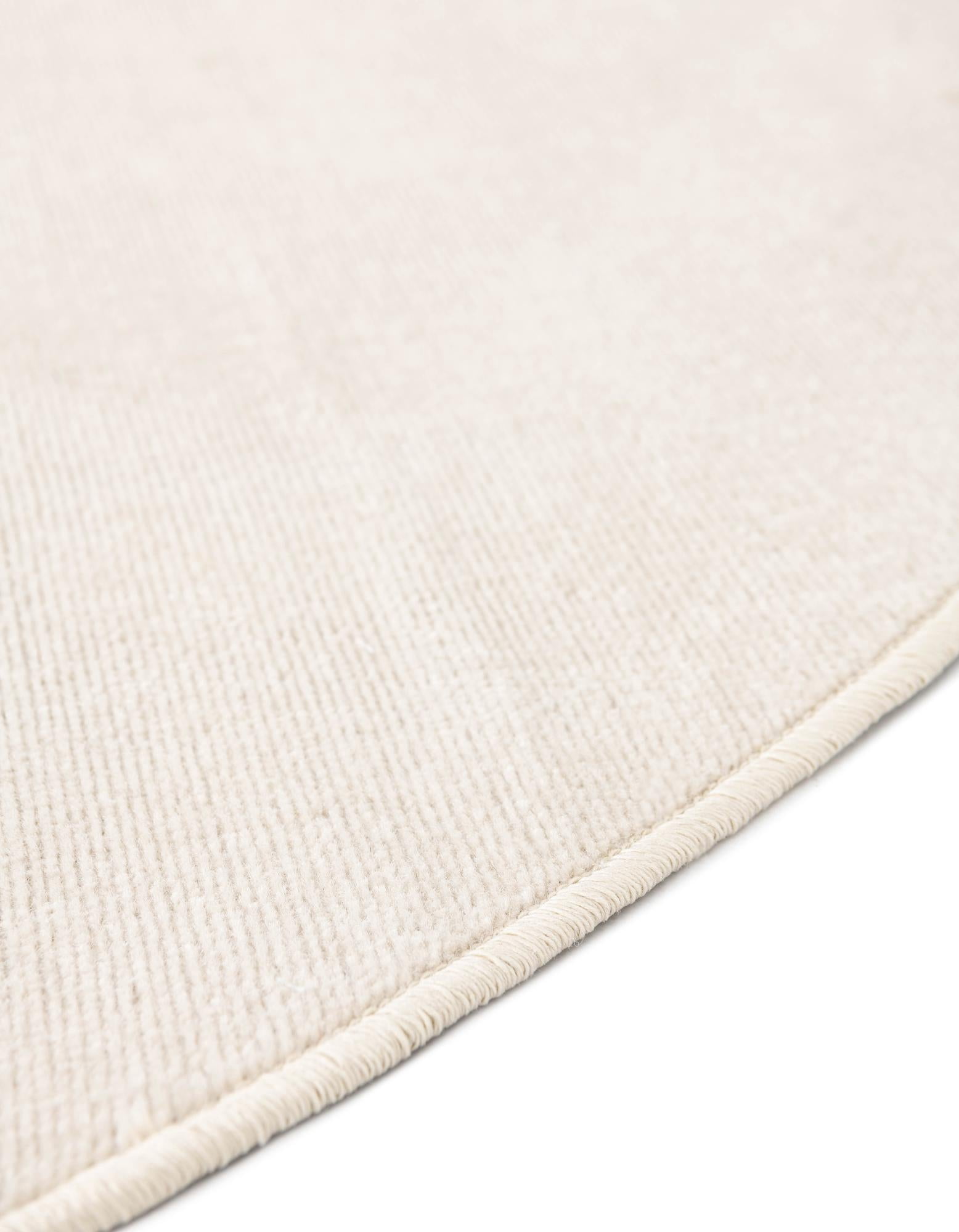Unique Loom Williamsburg Collection Area Rug - Solid (3' 7" Round Beige)