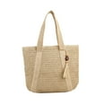 thumbnail image 2 of Women Shoulder Bag Stylish Casual Bohemian Tote Bag for Party Outdoor Spring Beige, 2 of 7