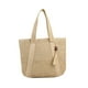 thumbnail image 2 of Bolso de hombro para mujer, bolso de mano tejido para mujer, bolso de viaje, bolso de compras de moda para mujer Beige, 2 of 9