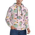 thumbnail image 2 of Haiem Fish Seahorse Patterned Men's Hoodie with Kangaroo Pocket - Ideal Pullover Sweatshirt for Daily Wear, Travel, and Home-3X-Large, 2 of 7