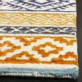 thumbnail image 3 of SAFAVIEH Micro-Loop Oliver Geometric Striped Area Rug, Ivory/Rust, 5' x 8', 3 of 7