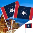 thumbnail image 1 of Clearance! Hand-cranked celebrate popular Flag 14*21cm popular Flag, 1 of 5